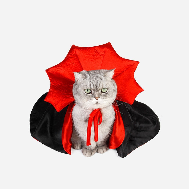 Vampire Cloak Halloween Pet Costume