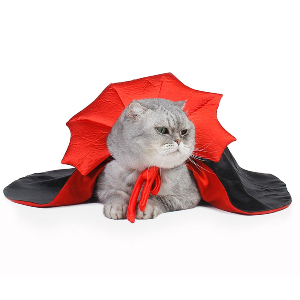 Vampire Cloak Halloween Pet Costume