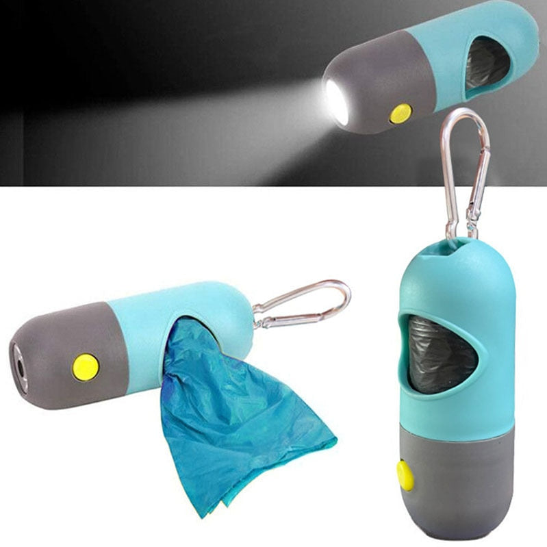 Dog Poop Bag Dispenser with LED light