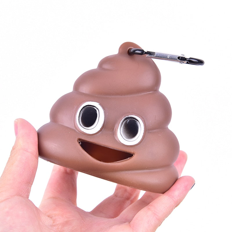 Poop Emoji Waste Bag Dispenser