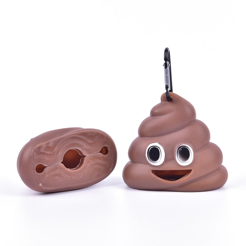 Poop Emoji Waste Bag Dispenser